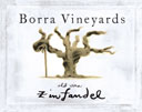 Borra Vineyards Old Vine Zinfandel label